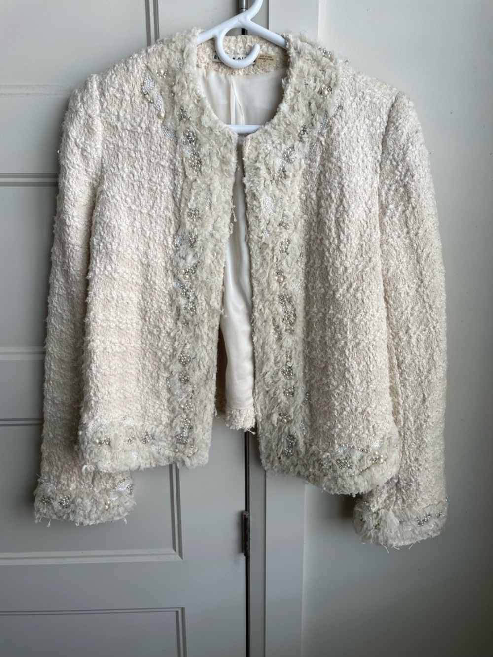 Alice and Olivia Cream Jacket
